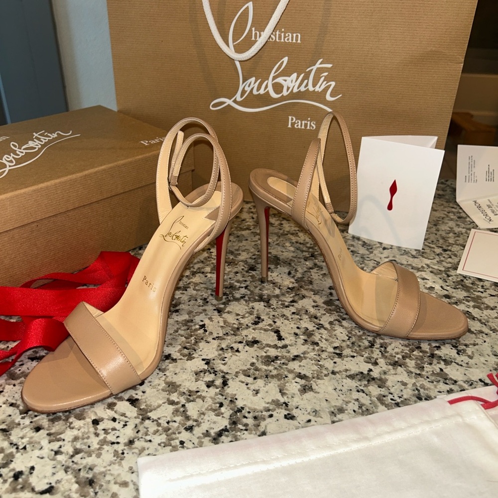 Christian Louboutin Tan Sandals